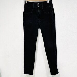 American Eagle 360 Super Stretch High Rise Jegging Jeans Black W25xL26 Womens 4